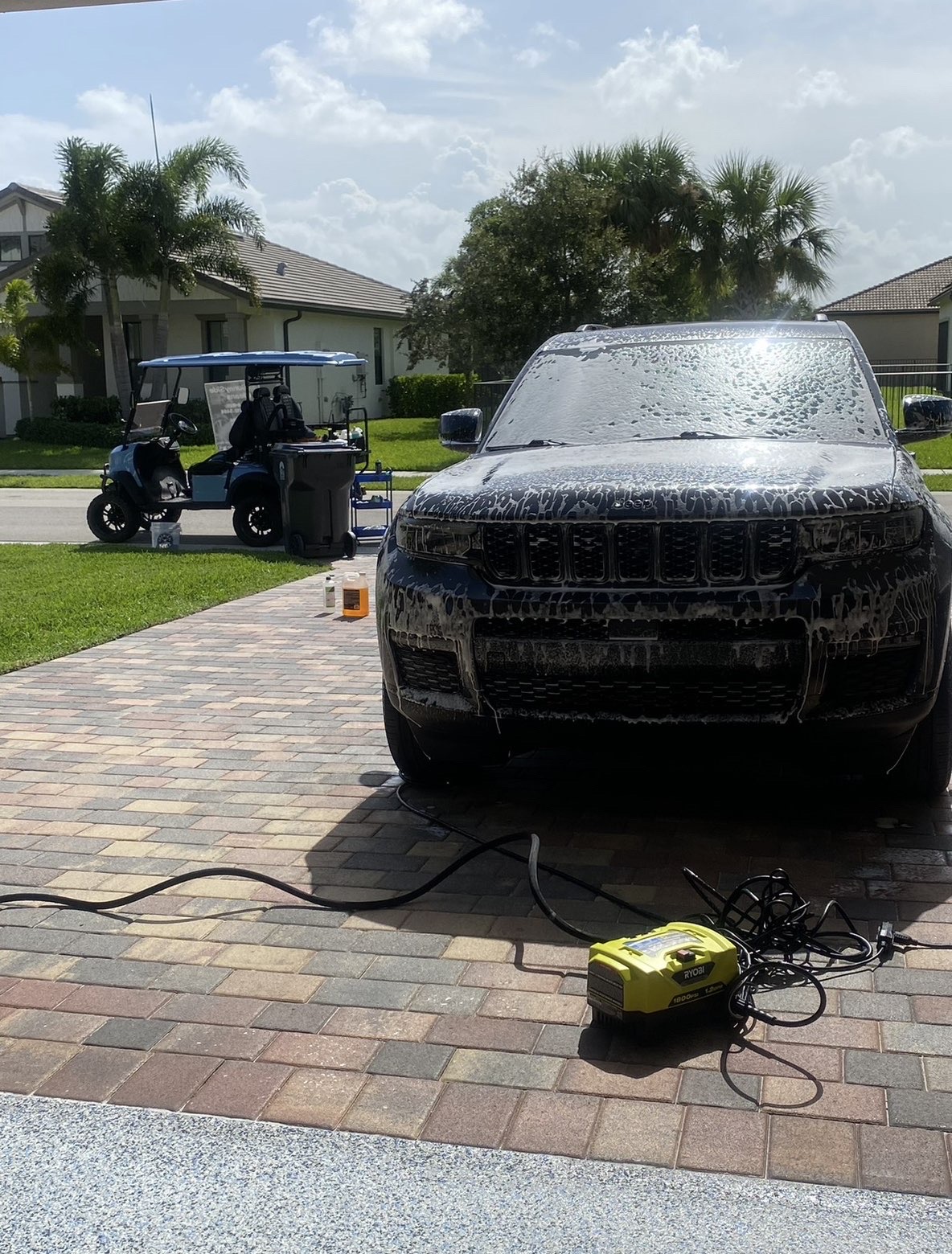 Driveway setup · Jeep Grand Cherokee L
